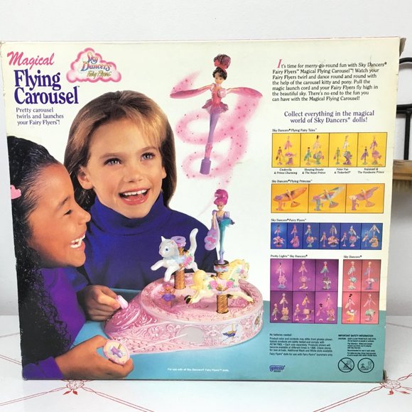 1996 Sky Dancers "Magical Flying Carousel" - NIB - Picture 3 of 10